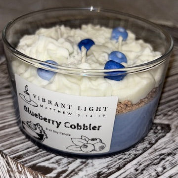 Blueberry Cobbler 9 oz Soy Wax Candle